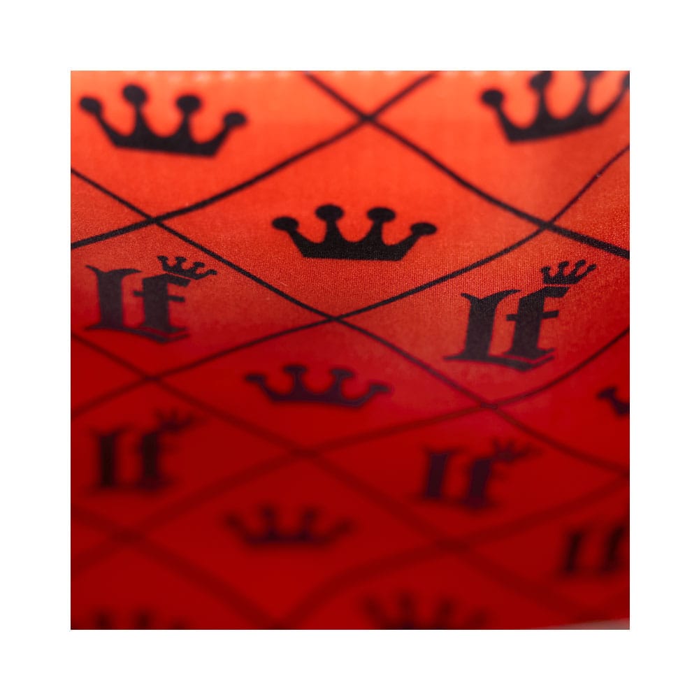 Intérieur du sac Loungefly Figural Pumpkin montrant l'espace de rangement