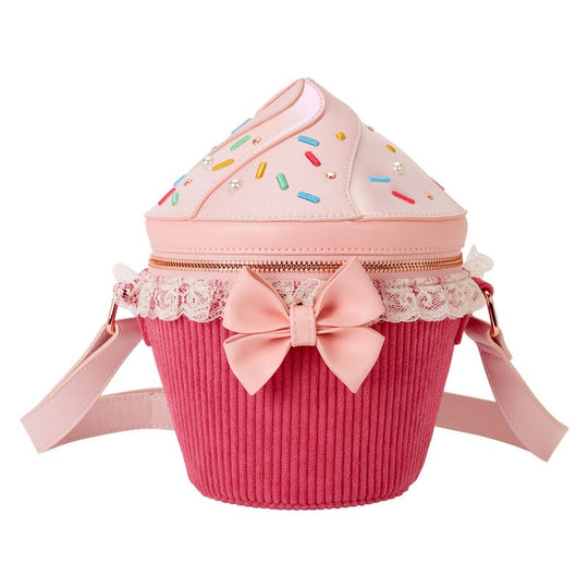 Sac à bandoulière Loungefly Figural Cupcake officiel en PU