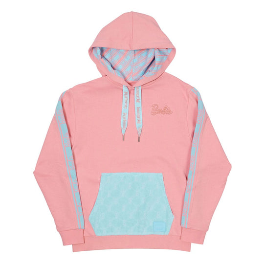 Sweater à capuche Loungefly Barbie Mattel Classic unisexe, vue de face