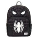Sac à dos Loungefly Spider-Man vue de face, motif toile d'araignée et yeux blancs