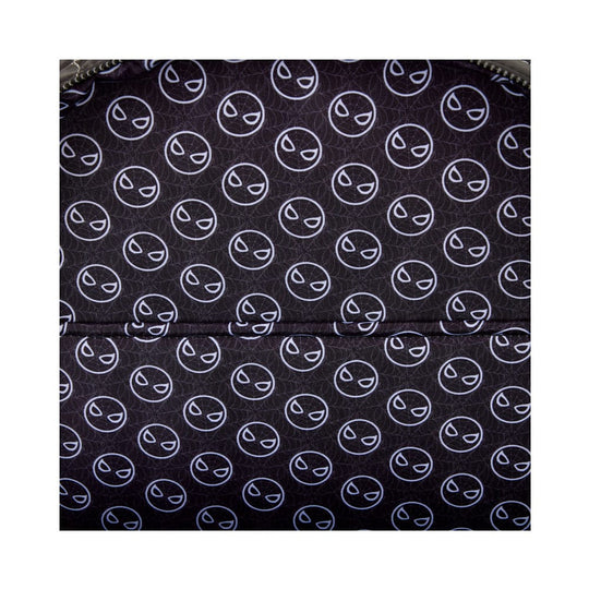 Intérieur du sac à dos Loungefly Spider-Man, doublure thématique