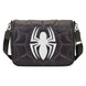 Sac bandoulière Spider-Man Loungefly vue de face avec motif toile