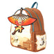 Vue latérale du mini sac à dos Loungefly Avatar Aang