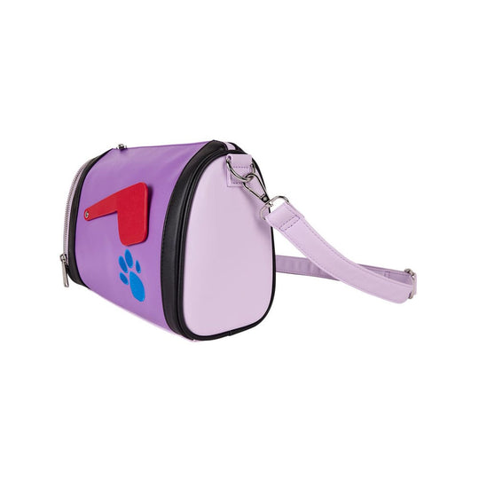 Détail du rabat du sac Loungefly Blue's Clues avec motif Mail Time
