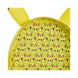 Détail du design minimaliste de Pikachu sur le sac à dos Loungefly