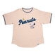 T-shirt Peanuts Sporty Loungefly unisexe, vue de face, sur fond blanc.