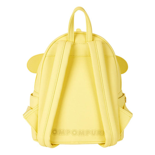Mini sac à dos Pompompurin Sanrio Loungefly porté sur le dos