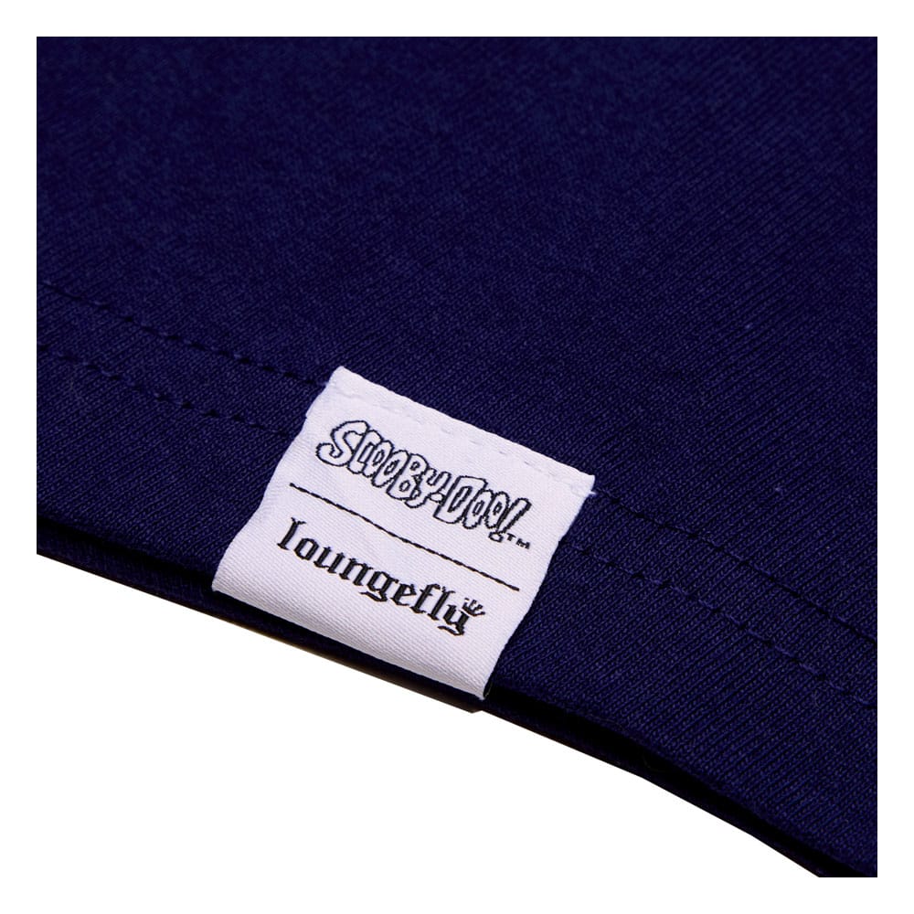 Détail du motif Scooby-Doo et du tissu en jersey de coton du T-shirt Loungefly