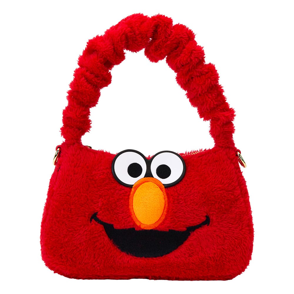 Sac bandoulière Elmo Loungefly peluche vue de face
