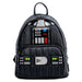 Mini sac à dos Loungefly Star Wars Darth Vader Light Up, vue de face illuminée