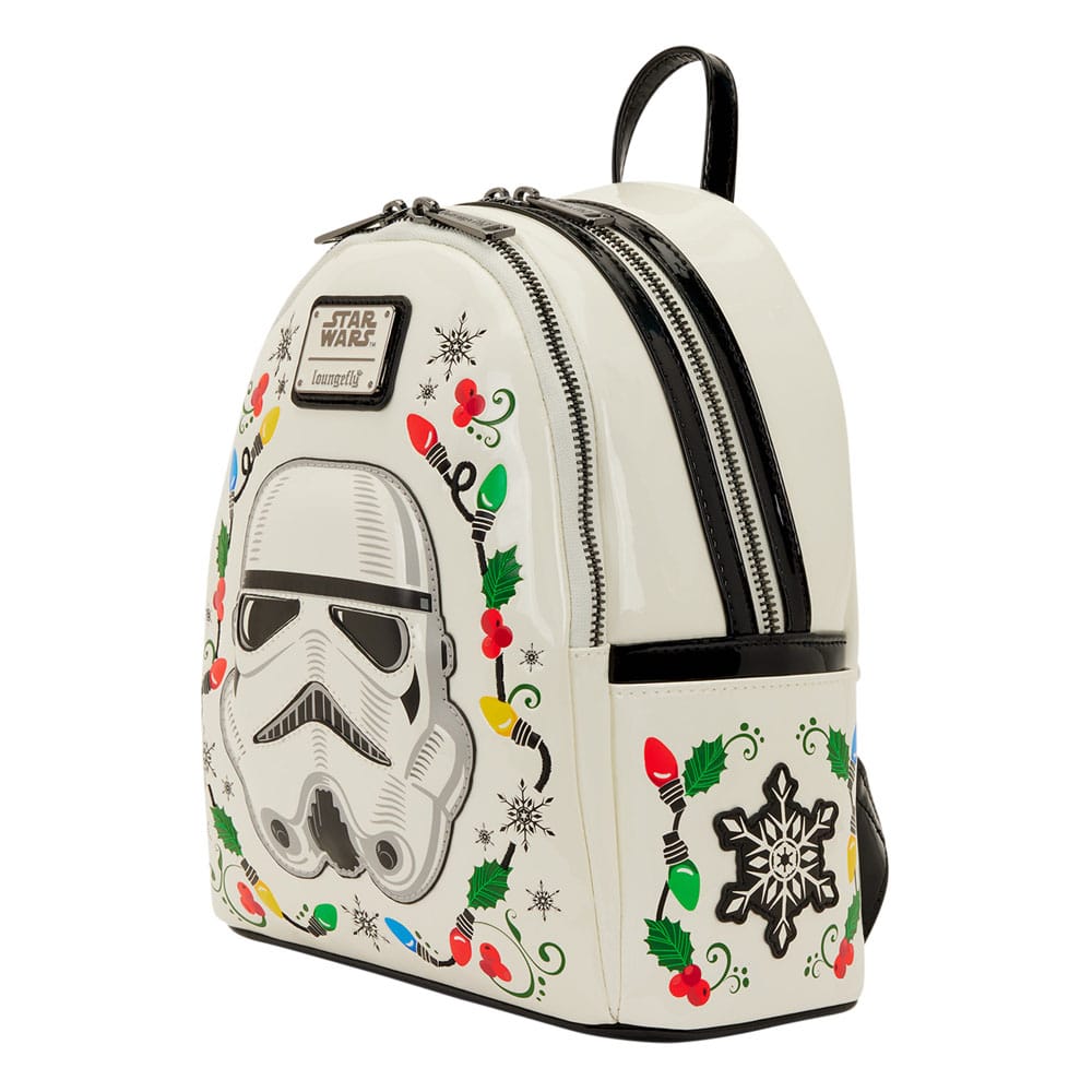 Dos du mini sac à dos Loungefly Star Wars Stormtrooper avec bretelles ajustables