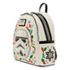 Dos du mini sac à dos Loungefly Star Wars Stormtrooper avec bretelles ajustables