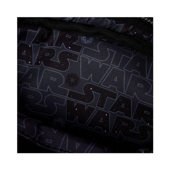 Vue arrière du sac Sling Loungefly Star Wars avec sangle ajustable