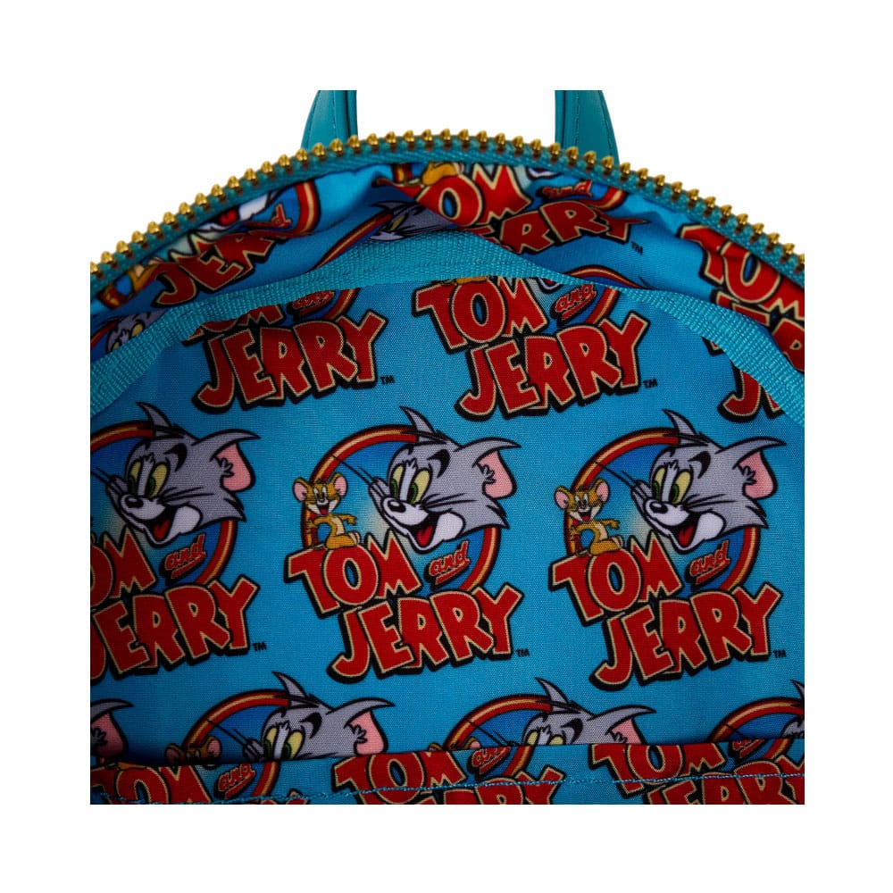 Mini sac à dos Loungefly Tom & Jerry porté sur le dos