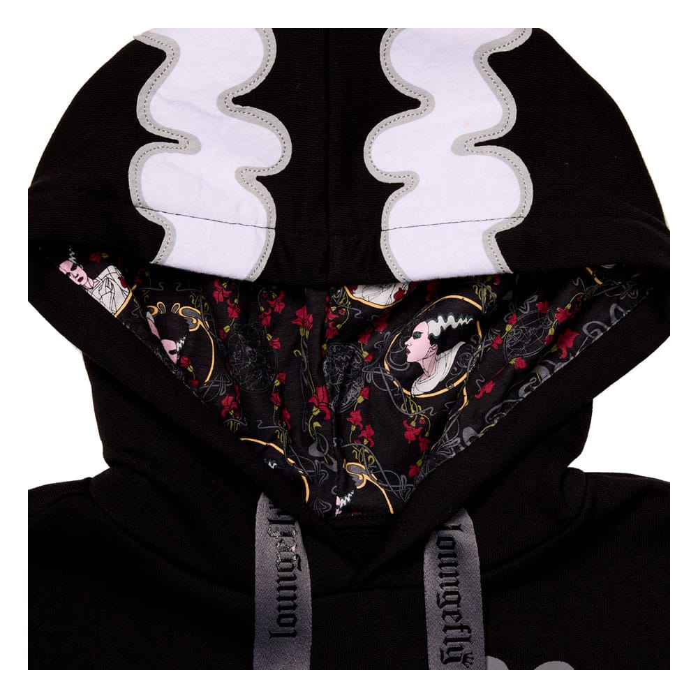 Vue arrière du sweater à capuche unisexe Loungefly Universal Monsters