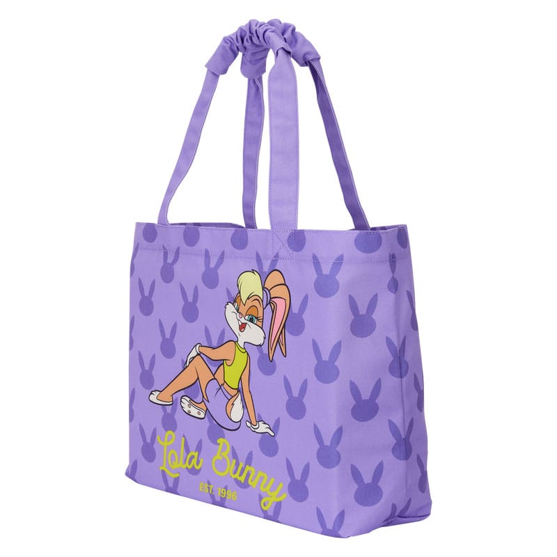 Sac à porter Lola Bunny Oversize Loungefly Looney Tunes en lin, vue de face