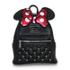 Sac à dos Loungefly Minnie Bow Disney rouge avec nœud emblématique et oreilles