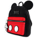 Détail du sac à dos Loungefly Mickey en cuir synthétique et polyester