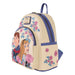 Détail du design Princesse Aurore et Prince Phillip sur sac à dos Loungefly