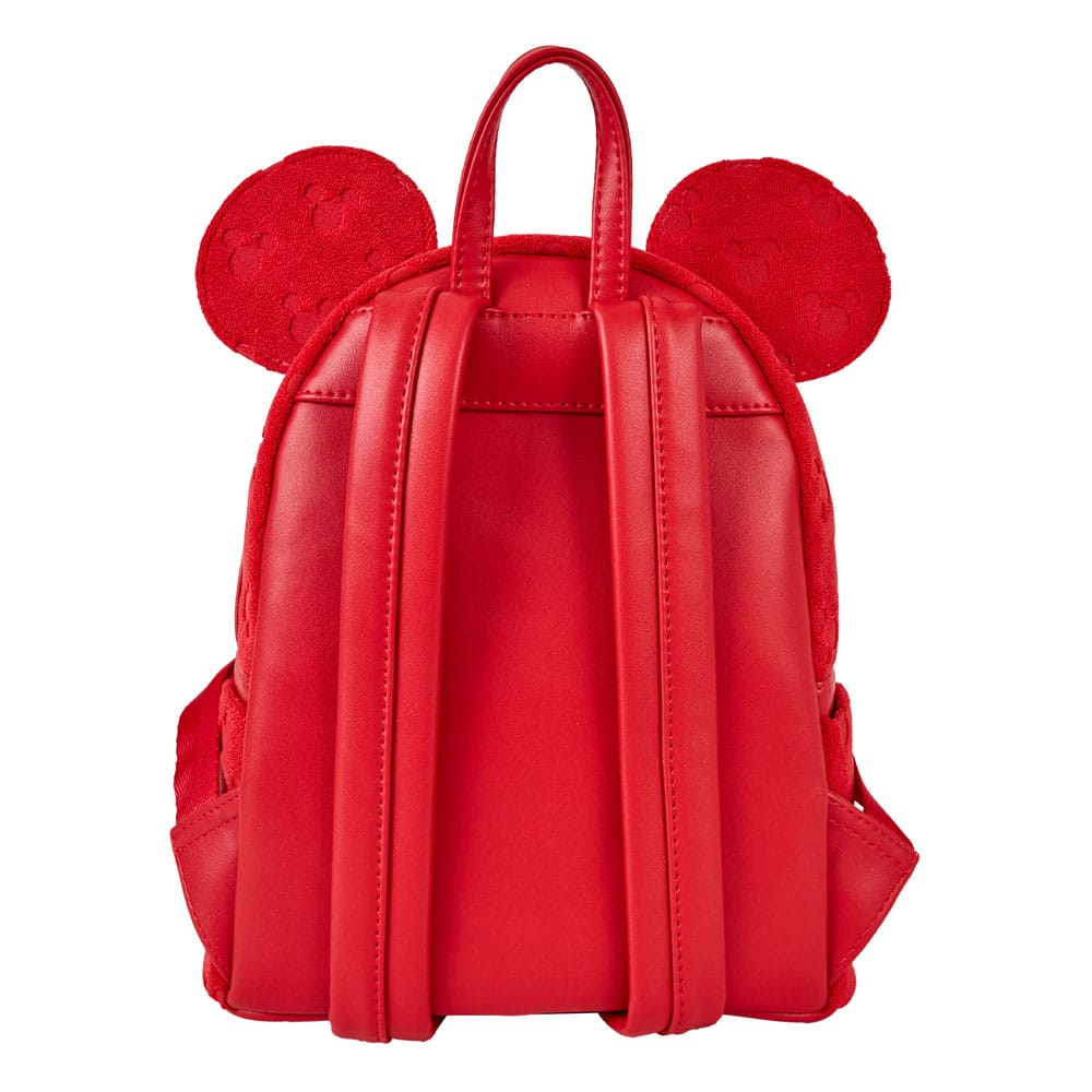Sac à dos Loungefly Disney Mickey Ears Burnout vue de dos avec bretelles