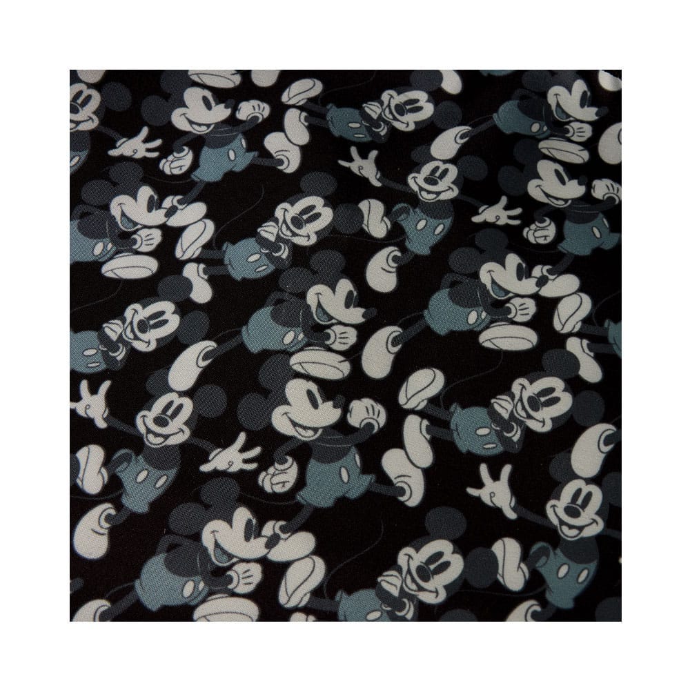 Vue latérale du sac à dos Loungefly Mickey Mouse avec poche