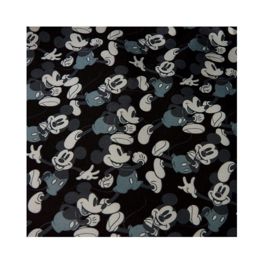 Vue latérale du sac à dos Loungefly Mickey Mouse avec poche