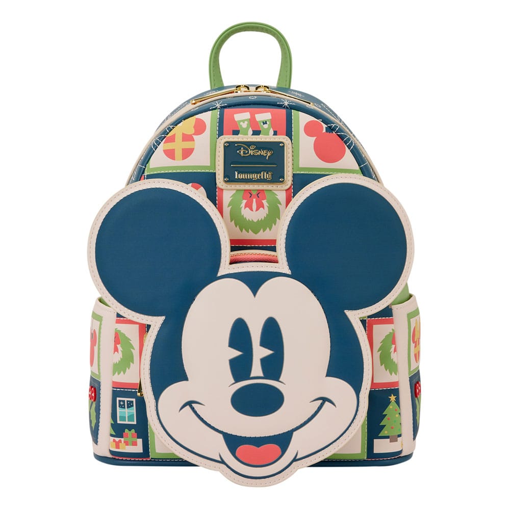 Sac à dos Loungefly Disney Mini Mickey Minnie Holiday vue de face