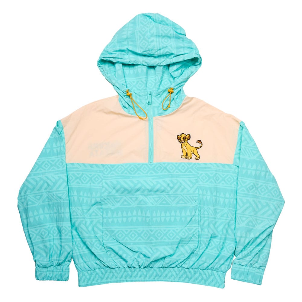 Veste coupe-vent bomber Loungefly Le Roi Lion Disney, vue de face, taille L