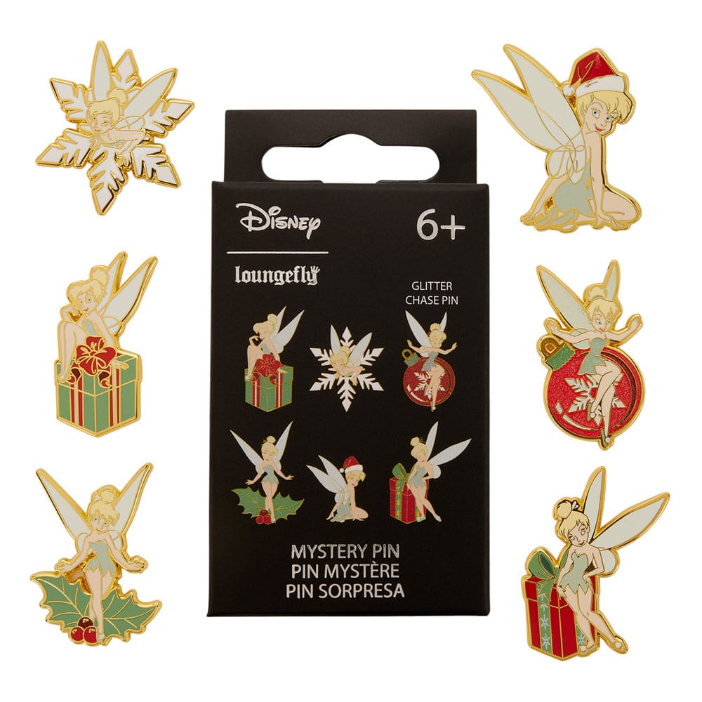 Assortiment de pin's Loungefly Disney Clochette Fêtes Blind Box