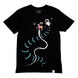 T-shirt Loungefly Pixar Wall-E & Eve unisexe, vue de face avec le motif principal