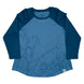 T-shirt Loungefly Pinocchio Fée Bleue Raglan unisexe vue de face