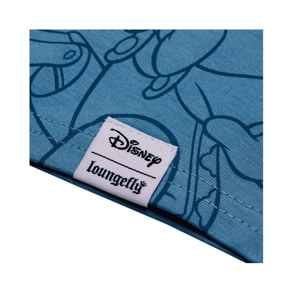 Détail du motif Fée Bleue sur le T-shirt Loungefly Pinocchio