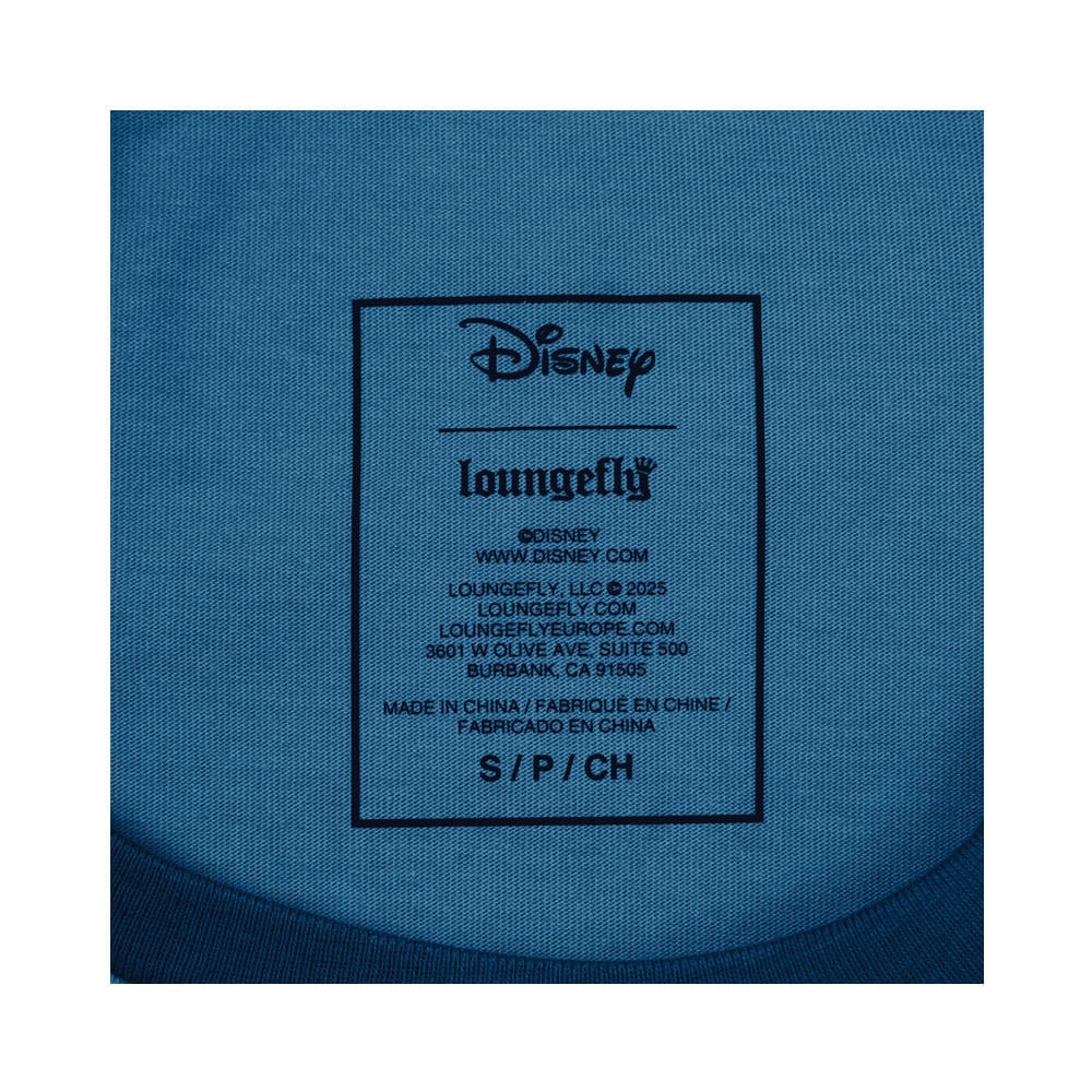 T-shirt Loungefly Pinocchio Fée Bleue Raglan porté par un modèle