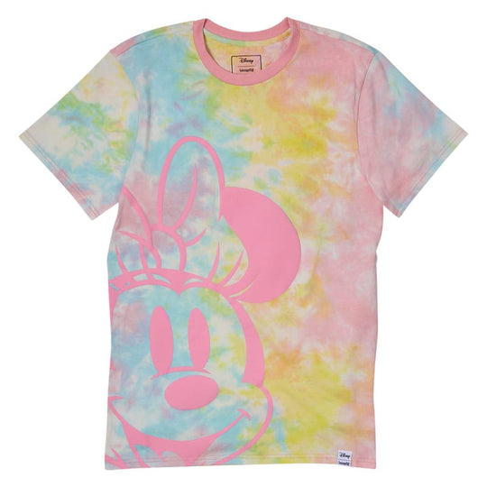 T-shirt Loungefly Minnie Mouse Tie-Dye unisexe, vue de face