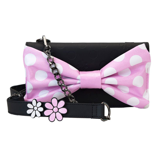 Sac bandoulière Loungefly Minnie Floral Rock the Dots vue frontale