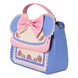 Sac Loungefly Minnie Floral & Lace Ears porté à l'épaule, vue latérale