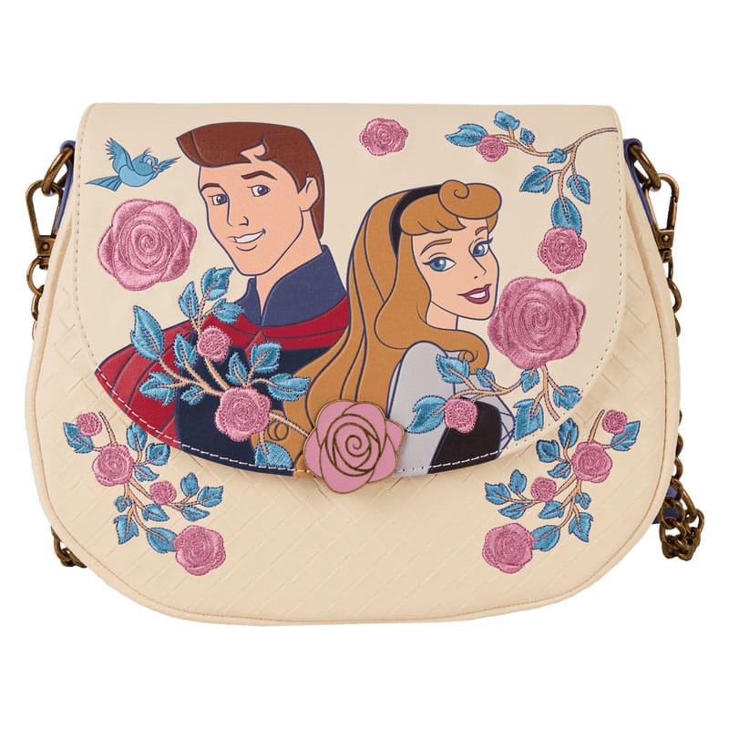 Sac bandoulière Loungefly Disney Aurore et Prince Philippe vue de face