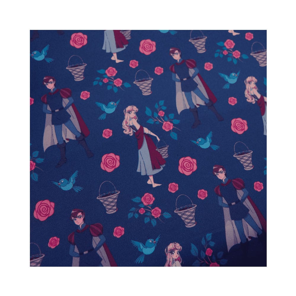 Vue arrière du sac bandoulière Loungefly Princesse Aurore