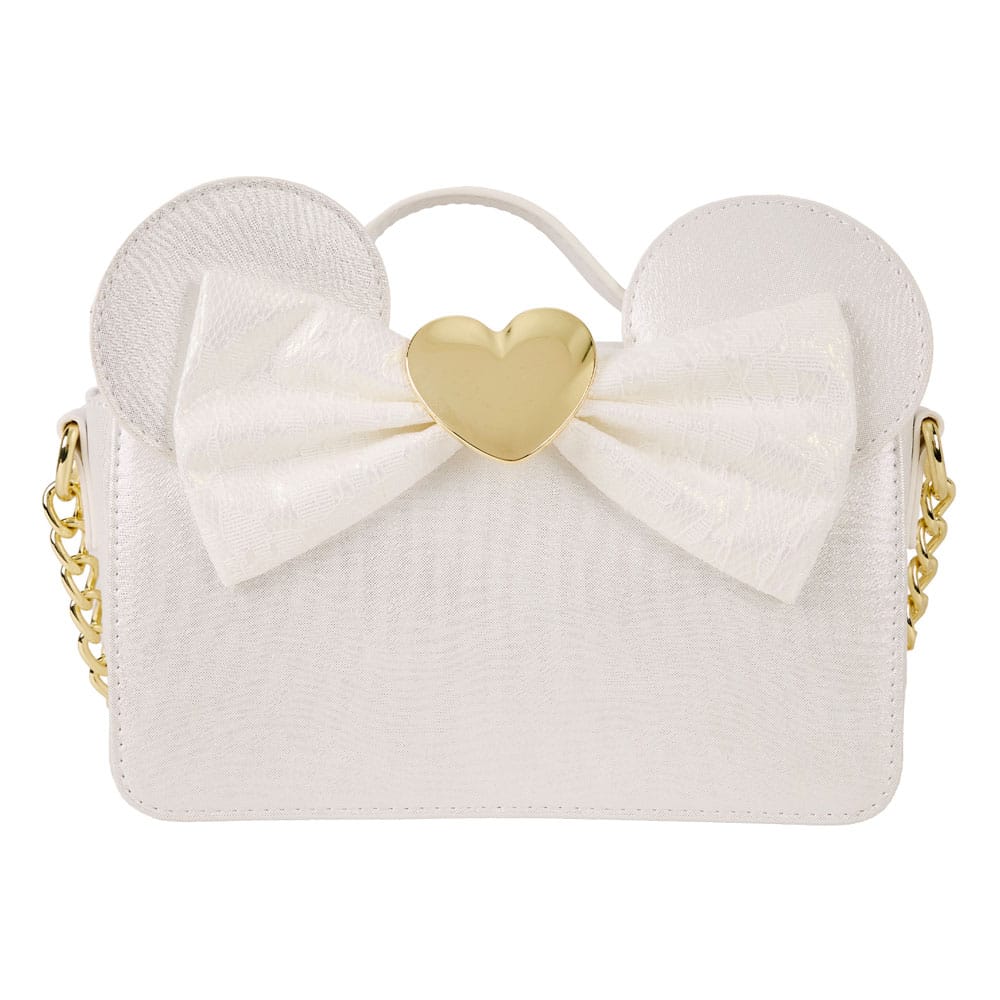 Sac bandoulière Loungefly Disney Wedding vue de face, détails mariage