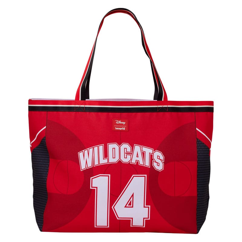 Sac à porter Loungefly Disney Wildcats vue de face, détails du design