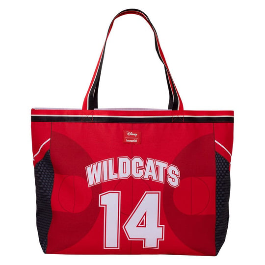 Sac à porter Loungefly Disney Wildcats vue de face, détails du design