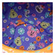 Vue arrière du sac bandoulière Loungefly Disney Pumpkin, avec le logo Loungefly