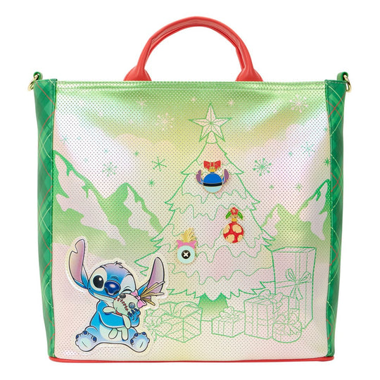 Sac à porter Loungefly Disney Lilo & Stitch Holiday vue de face