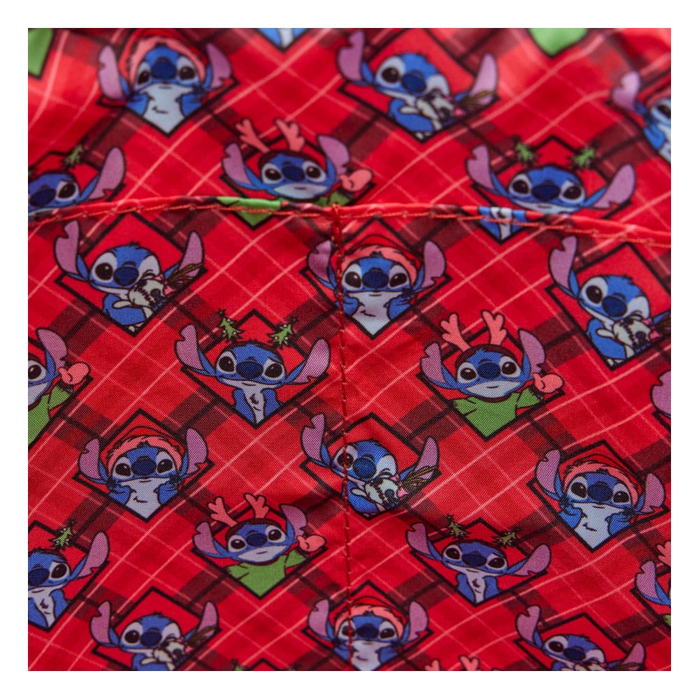 Vue latérale du sac à porter Loungefly Disney Lilo & Stitch en lin