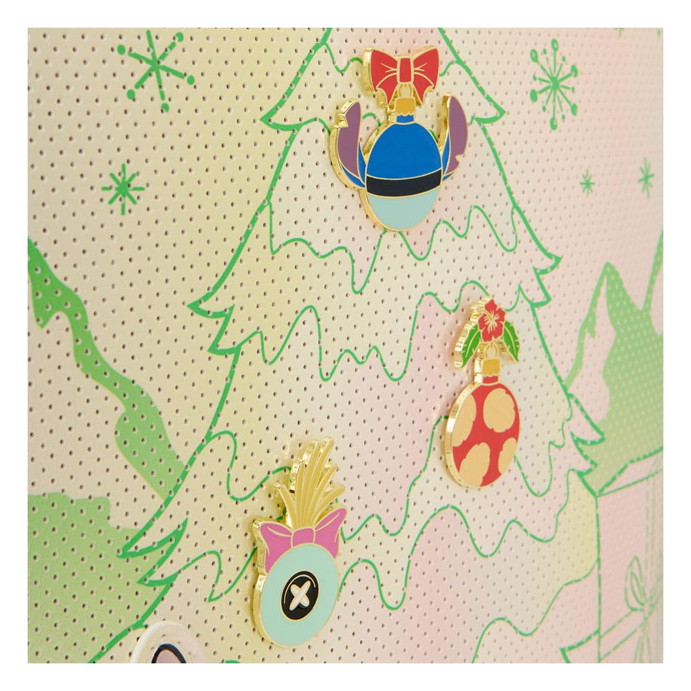 Intérieur spacieux du sac à porter Loungefly Lilo & Stitch Holiday