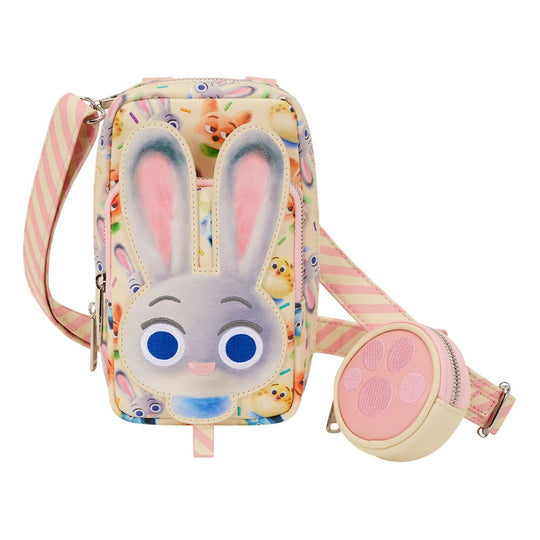 Sac bandoulière Loungefly Zootopia 2 Cell Phone vue de face