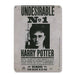 Panneau métal Harry Potter Undesirable No. 1 Logoshirt 15x21cm