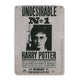 Panneau métal Harry Potter Undesirable No. 1 Logoshirt 15x21cm