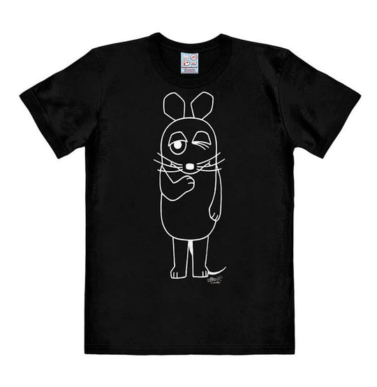 T-shirt Logoshirt Die Sendung mit der Maus Easy Fit Outline en coton