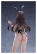 Statuette Bunny Girl Lovecacao avec son socle transparent